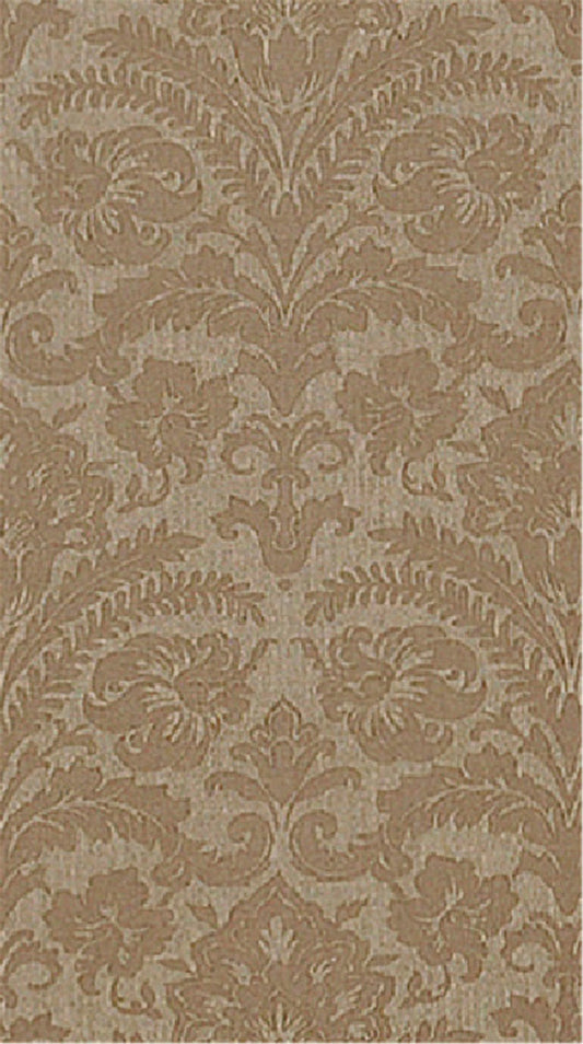 Luxurious Gold Beige Damask Jacquard Upholstery Fabric