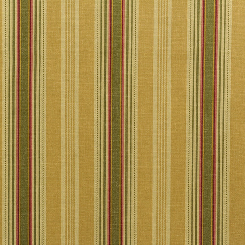 Classic Gold & Burgundy Stripe Upholstery Fabric
