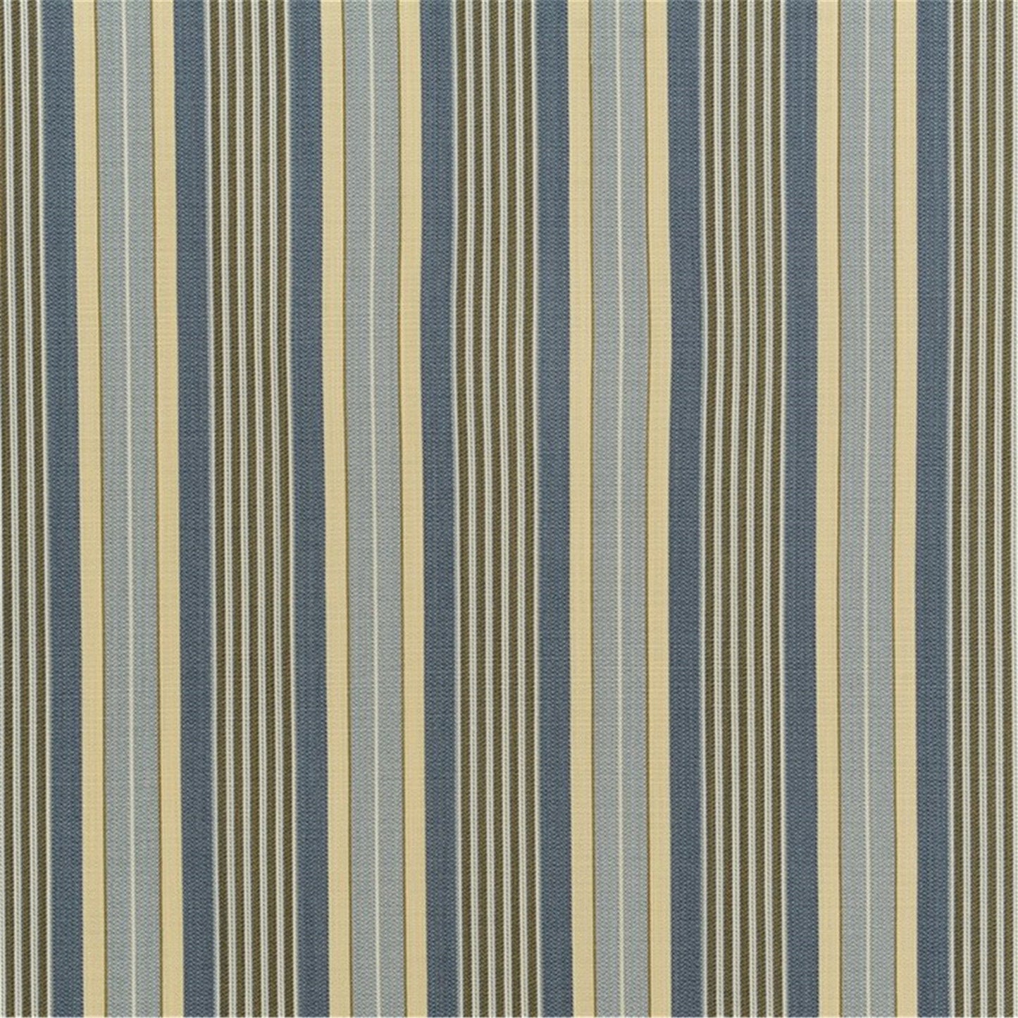 Classic Navy & Beige Multi-Stripe Fabric for Upholstery