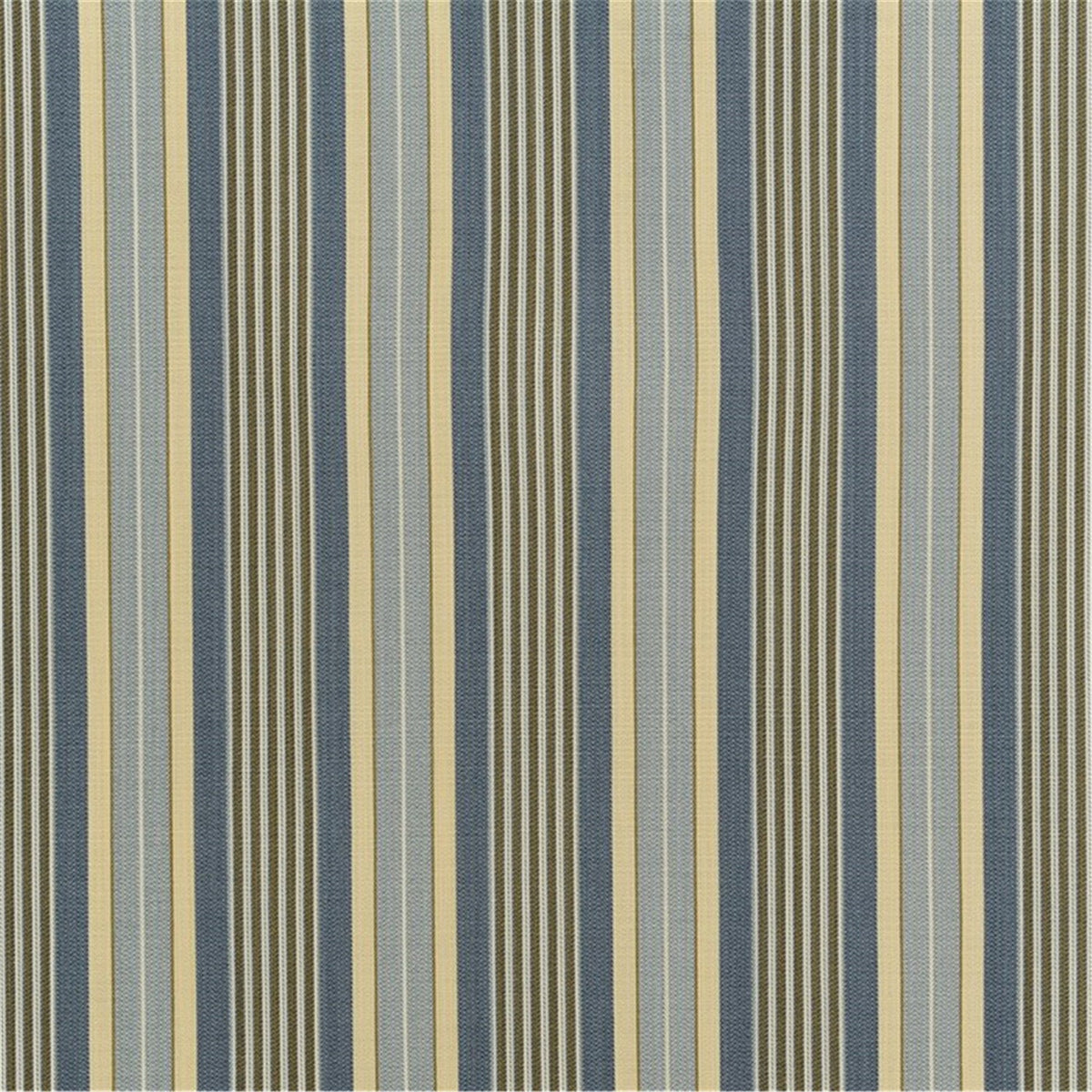 Classic Navy & Beige Multi-Stripe Fabric for Upholstery