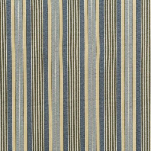 Classic Navy & Beige Multi-Stripe Fabric for Upholstery