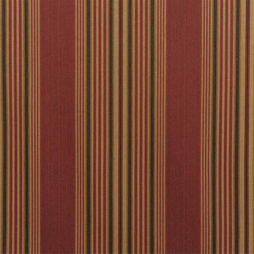 Classic Pinstripe Upholstery Fabric - Burgundy & Gold Textured Stripe for Home Decor & Crafts
