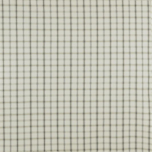 Classic Cream & Grey Minimalist Plaid Fabric